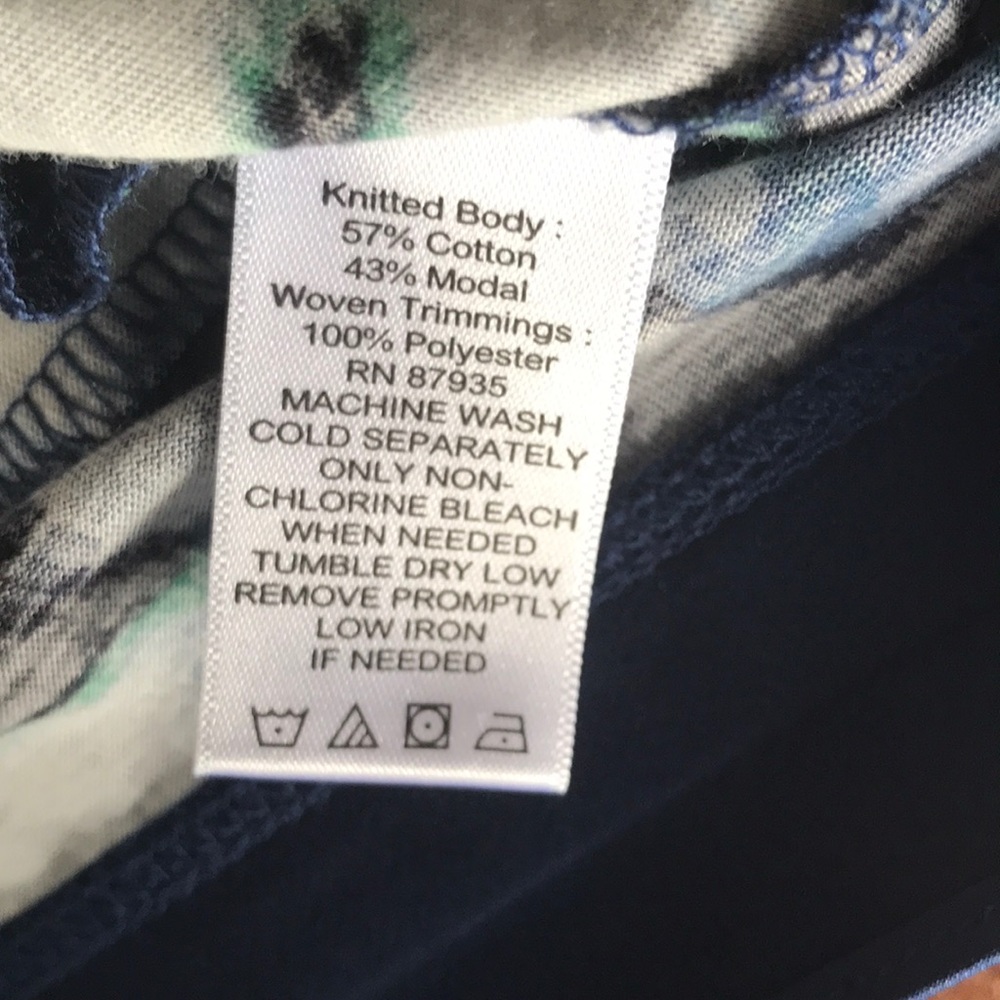 💙 LOGO littles by Lori Goldstein tunic top Sz 12 - Picture 4 of 4